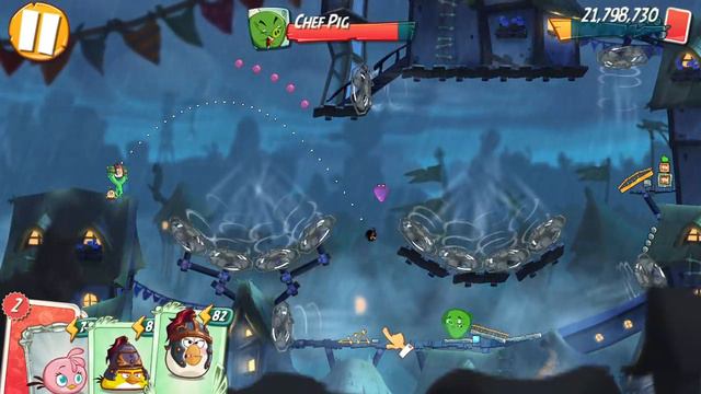 Angry Birds 2 PC King Pig Panic (KPP) with Stella for extra Hal card, Wed June 30, 2021 смотреть онлайн