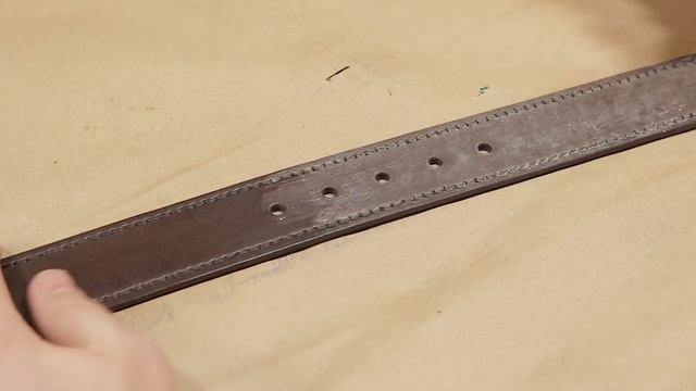 Ремень из хромовой кожи Стоит ли прошивать смотреть онлайн