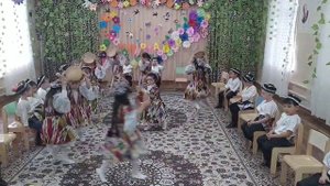 детский сад. узбекский танцы