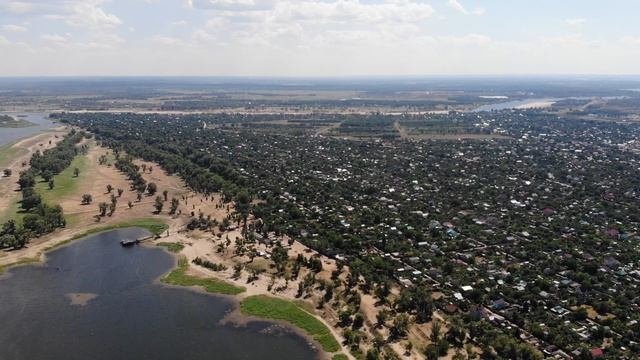 АЭРОСЬЕМКА Г. ВОЛЖСКИЙ. район острова ЗЕЛЕНЫЙ