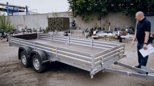 обзор прицепа МЗСА 817735.001-05 коммерческий прицеп