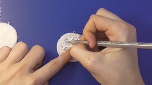 DIY Серьги со снежинками из полимерной глины своими руками. Мастер класс \ Earrings of polymer clay