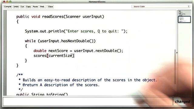 Read Scores - Intro to Java Programming