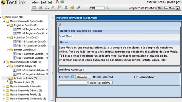 Test Link Requerimientos y Casos de uso Spot Music смотреть онлайн