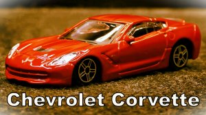 Chevrolet Corvette 2014 Модель машины Масштаб 1:43 bburago Мини-копия автомобиля