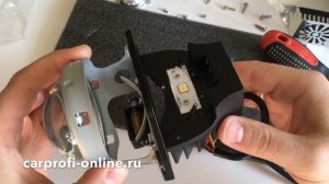 Светодиодные би-линзы CarProfi Bi-LED LENS Double Vision 3.0", тест-обзор