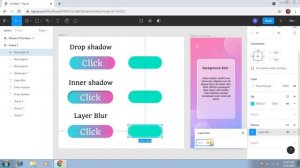 Figma Effects : Shadow and Blur Effects || Tutorial || Tamil