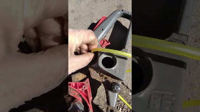 Замена шланги на бензпиле смотреть онлайн
