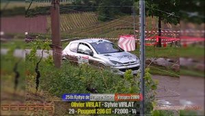 Peugeot 206 GT - Olivier VIRLAT - RALLY - 2009 - Alsace-Vosges + Sylvie VIRLAT