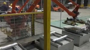 Паллетирование литейных деталей промышленным роботом от ЕМС ГРУПП