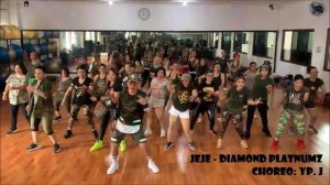 JEJE - DIAMOND PLATNUMZ | URBAN KIZOMBA | ZUMBA | DANCE | CHOREO BY YP.J