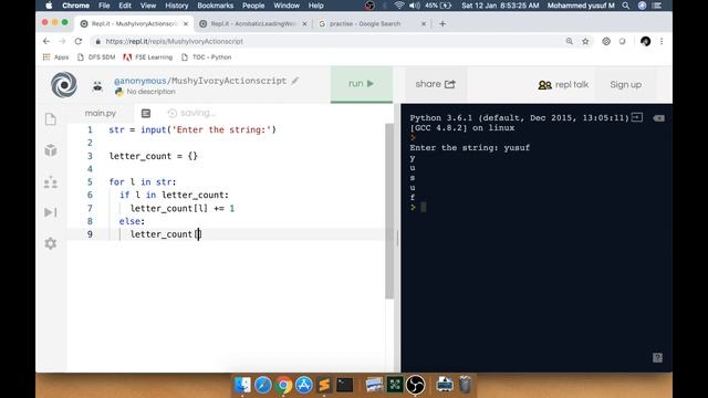 Problem Solving in Python using List and Dict | yusy4code