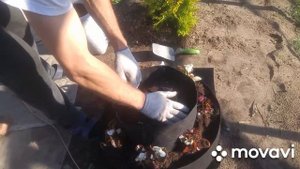 Клумба для цветов #GrowNic трёх ярусная #гроубэг #дизайн #озелинение