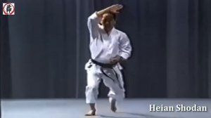 Tetsuhiko Asai - kata karate Shotokan Heian-shodan | Тетсухико Асаи - ката Хейан Шодан