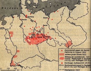 Германия, 1923: неудавшееся Гамбургское восстание и «пивной путч» Гитлера