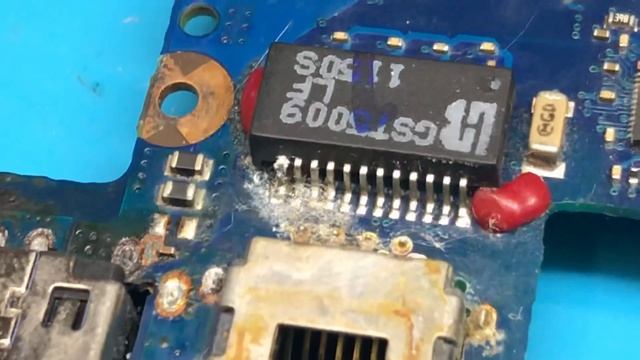 Корявый ремонт утопленной платы от ноутбука - уберите коротыш говорит. смотреть онлайн