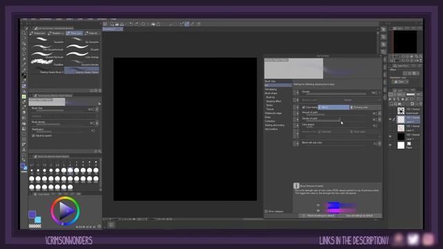 How to Create and Customize Textured Brushes || Clip Studio Paint Tutorial #2 смотреть онлайн