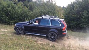 Включение халдекс муфты при подьеме на Volvo XC -90 (1-тест)