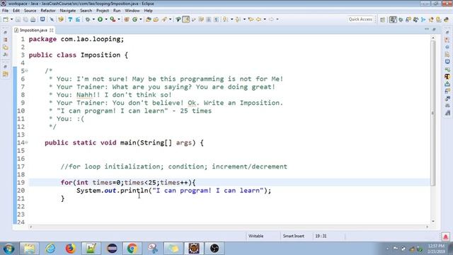 Java Crash course | 06 | Java looping statements Explained | Tamil | Java for Automation