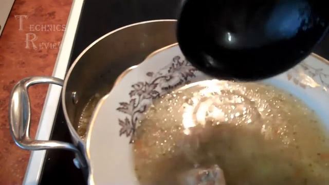 Суп с ячневой крупой и картофелем на основе куриного бульона Здорово