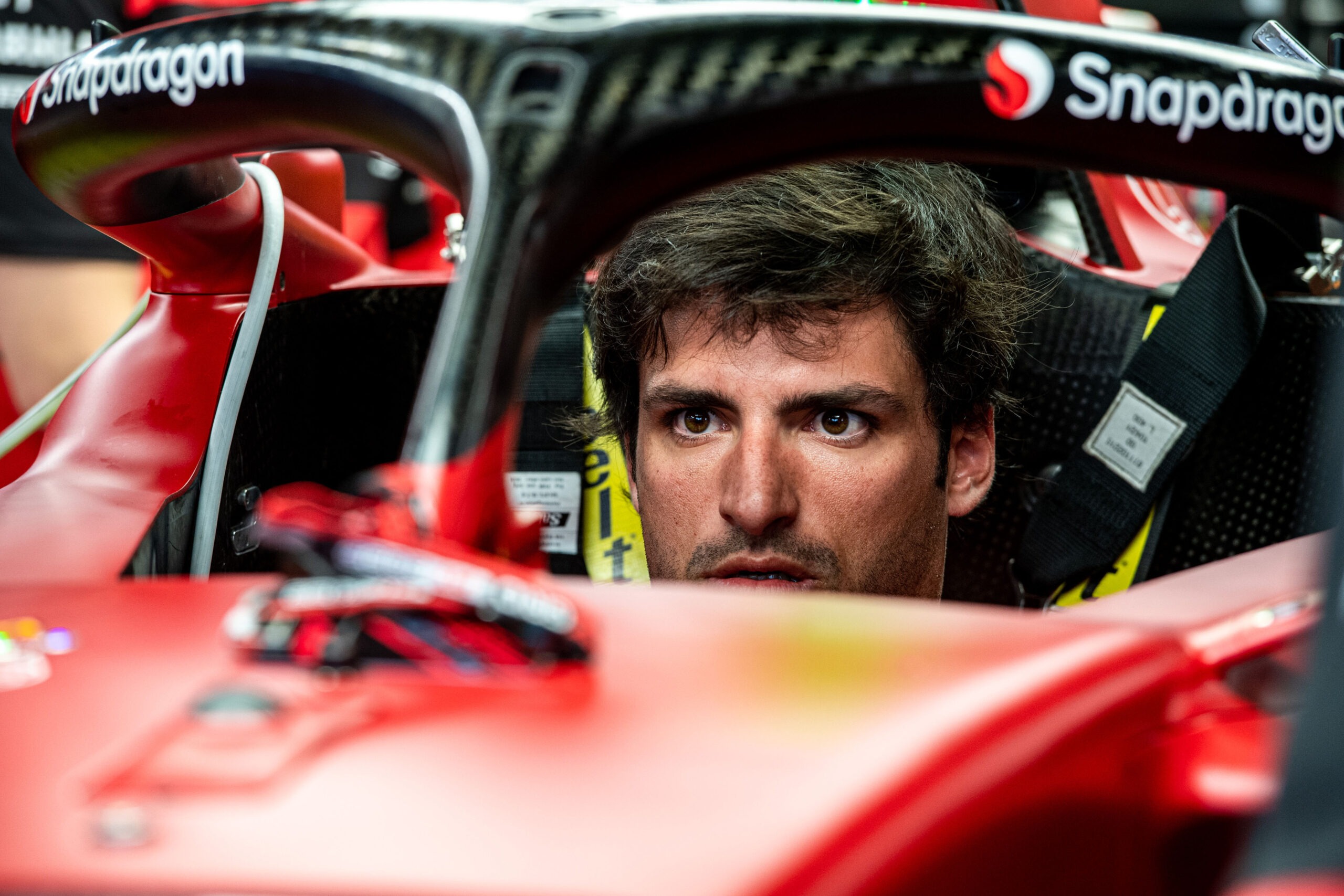 Ferrari Sainz CAPLOS Постер