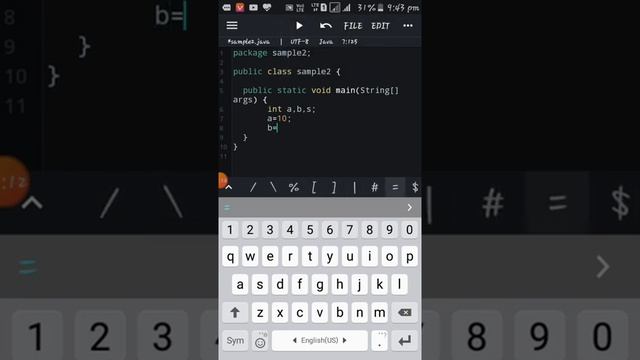 Java programing tutorial lesson 2 sum of two number смотреть онлайн
