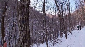 Капустинский водопад зимой/ Псебай Никитино Мостовский район