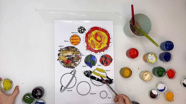 Поделка в детский сад "Солнечная система" смотреть онлайн