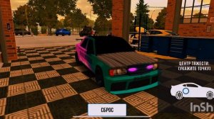 Дрифт настройка на Мерседес 190 в кар паркинг