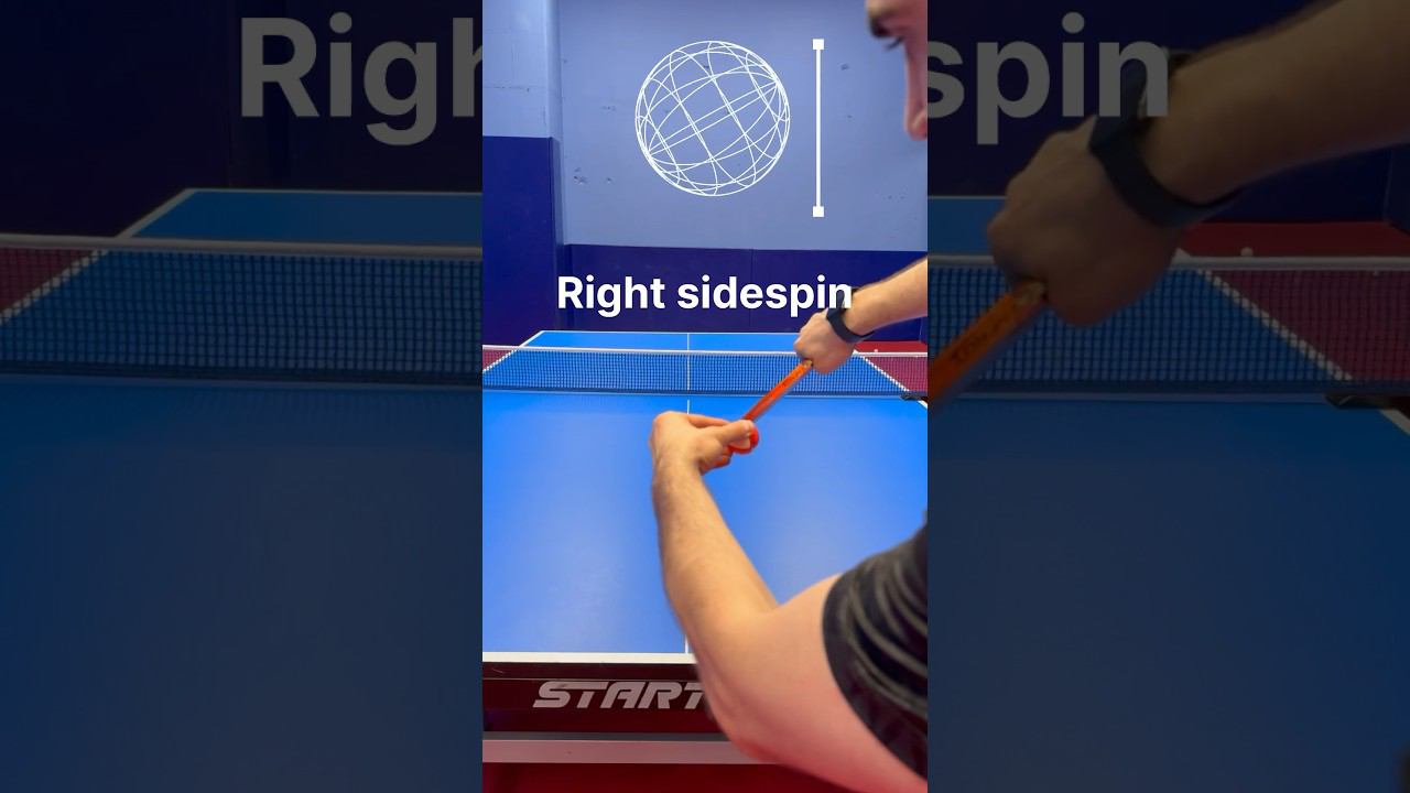 Как слева подать с тремя разными вращениями? #tabletennis #pingpong #serve смотреть онлайн