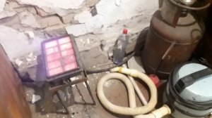 Керамический газовый обогреватель.