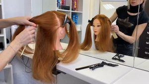 Проборы (горизонтальный пробор) Обучающее видео.