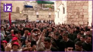 Тысячи православных паломников ожидают в Иерусалиме схождения Благодатного огня