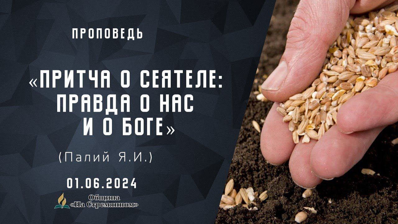 Притча о сеятеле: правда о нас и о Боге |  Христианские проповеди АСД | Палий Ярослав Иванович