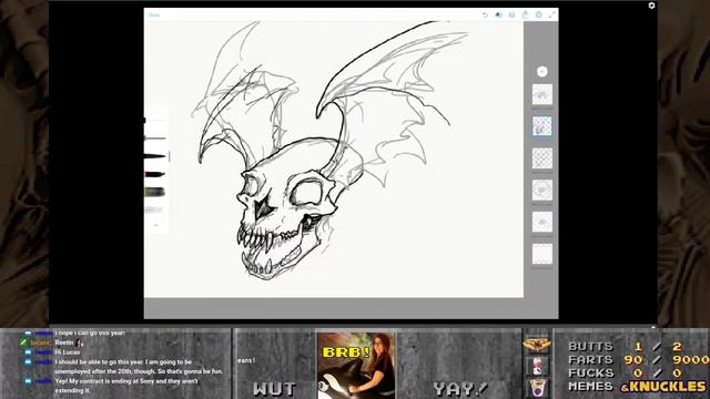 4/4/18 - Monster sketching Wednesday! смотреть онлайн