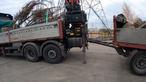 Хотите купить проверенный манипулятор б/у Palfinger PK35000C с пультом управления на SCANIA?