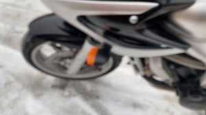 Yamaha FZ6 из Европы . Холодный запуск ! Выхлоп Laser