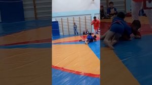 Соревнования по самбо. 8 лет.