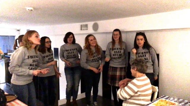 Акапелла-подарок на юбилей от Phoenix Jazz Vocal Group смотреть онлайн
