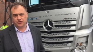 A Week In Trucks - Autonomous truck platooning, Richard Burnett, Clocs progress event