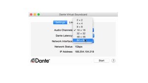 Getting Started with Dante: 4. Dante Virtual Soundcard