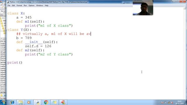 171 Python Inheritance Super Base parent class and sub Derived child class access Python Programmin