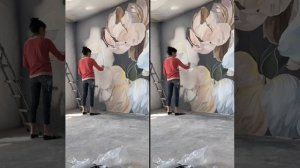 Роспись стен от художника Элизы Игнатенко / Как создать роспись стен / Рисуем на стене