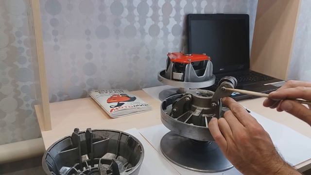 Восстановление старого вариатора Альпина для снегохода буран