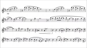 Alto Saxophone Play-Along - La La Land - City of Stars - with piano backing track and sheet music