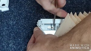 Автомат управления вертикальными жалюзи. Часть3. Переделка вертикальных жалюзи на автомат управлени