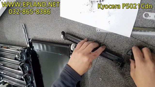 [교세라]kyocera p5021cdn M5521CDN M5526cdn P5026cdn drum unit 드럼유닛 전사벨트 브레이드 불량 고장수리 이피랜드 смотреть онлайн