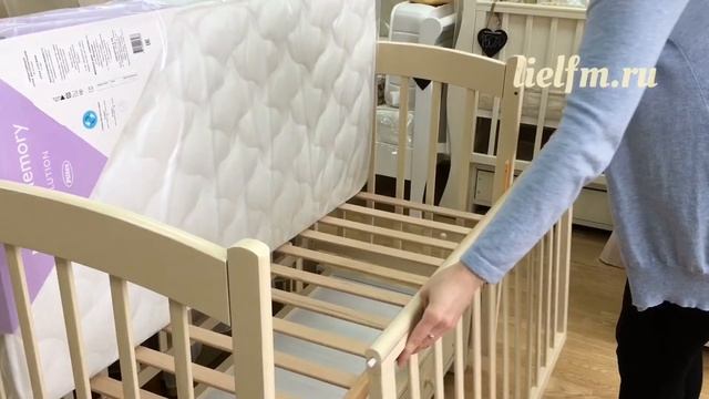 Кроватка «Кубаночка 3» Би 39.3 маятник продольный смотреть онлайн