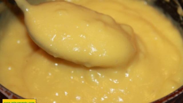 Ванильный заварной крем на молоке