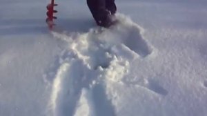 Насадка Бур для льда на бензопилу